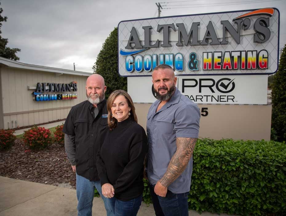 Photo of the Altman’s Cooling & Heating team